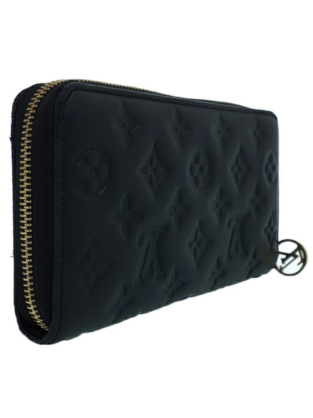 Louis Vuitton Long Round Zipper Monogram Wallet Zippy Brown